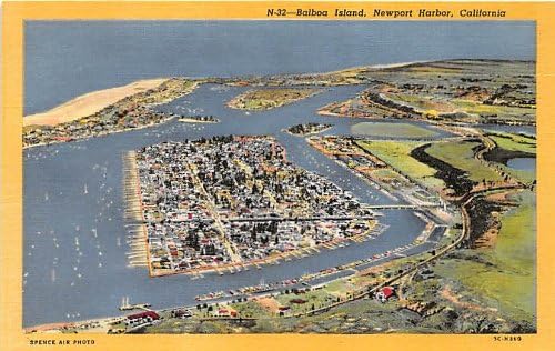 Newport Harbor, kalifornijska razglednica
